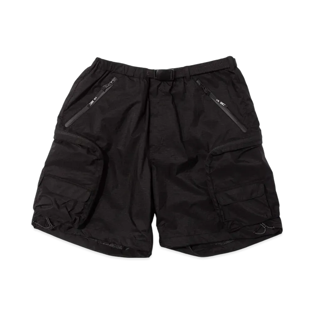 F/CE. 2.5 Layer Feature Zip Shorts "Black"