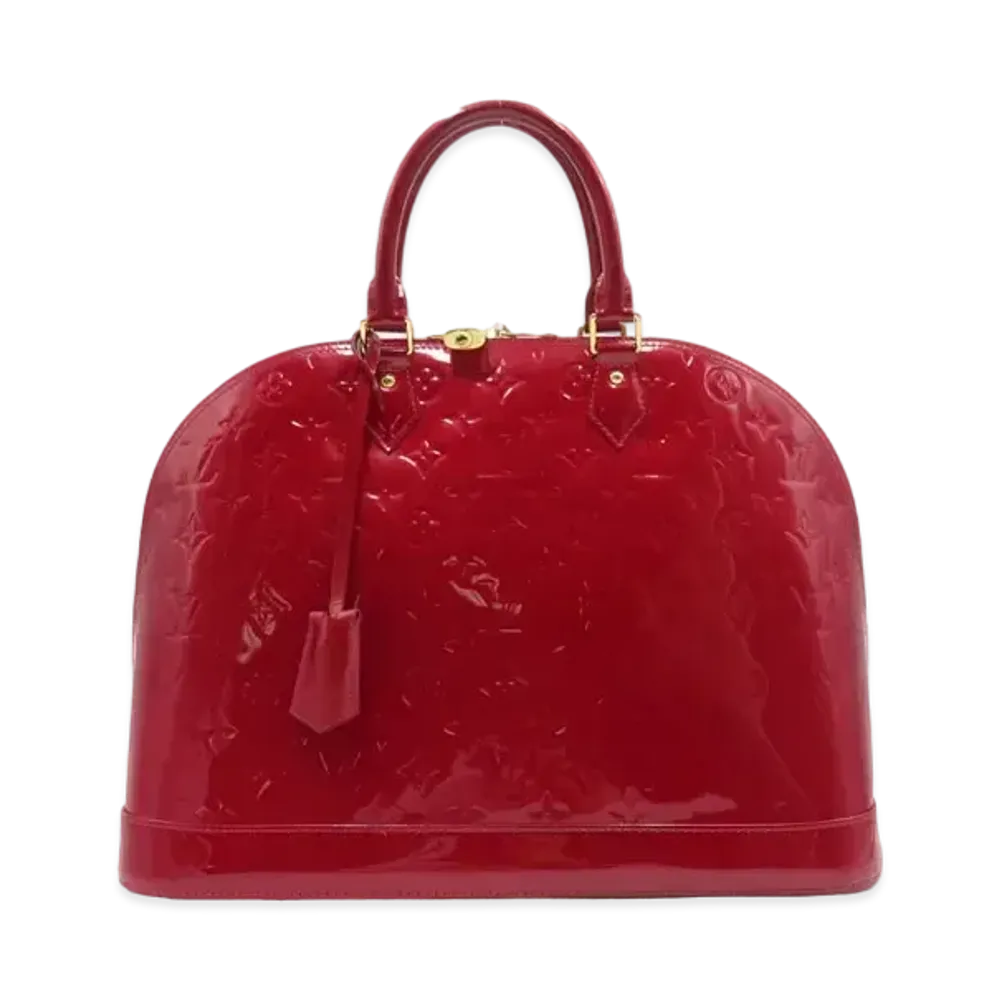 Louis Vuitton Alma MM Monogram Vernis "Pomme d'Amour"
