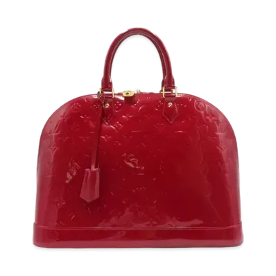 Louis Vuitton Alma MM Monogram Vernis "Pomme d'Amour"