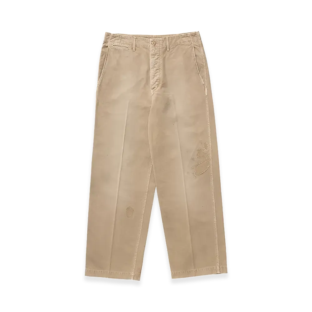 visvim EX Wide Chino Pants Crash "Beige"