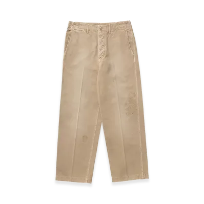 visvim EX Wide Chino Pants Crash "Beige"