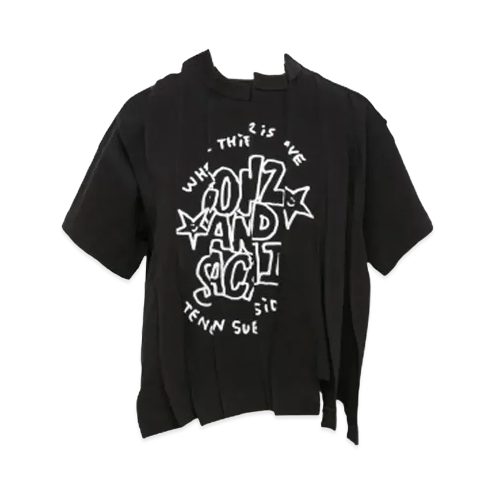 sacai x Gonz Print T-Shirt "Black"