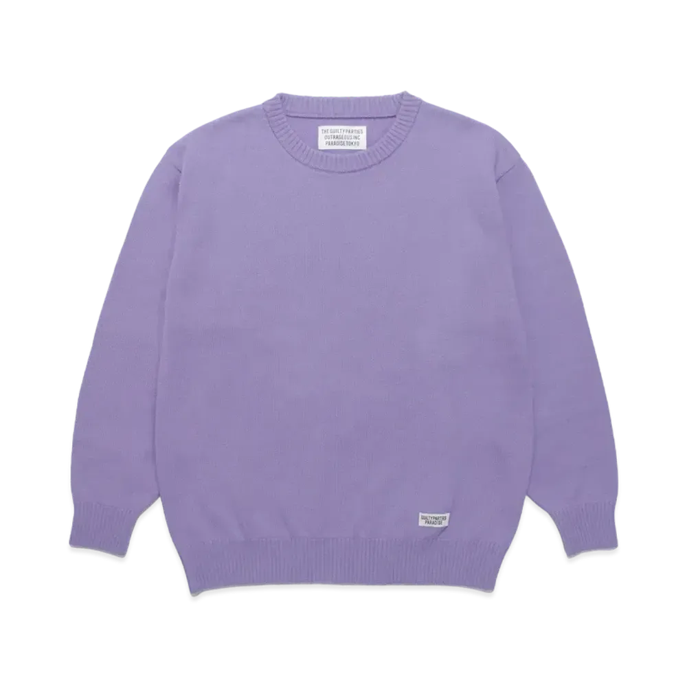 WACKO MARIA CLASSIC SWEATER "Purple"