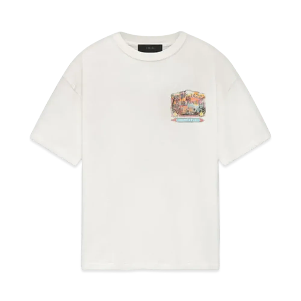 AMIRI Jazz Hideaway Tee "Ivory"