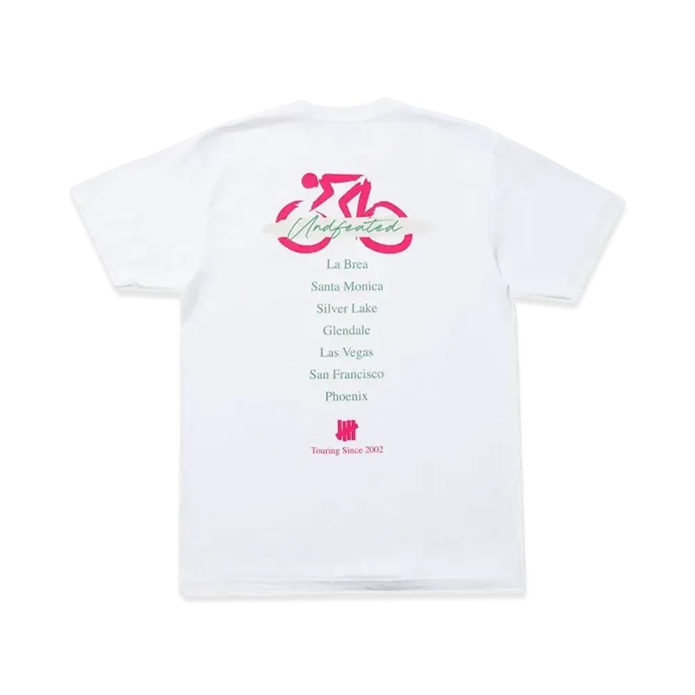 UNDEFEATED CYCLING S/S TEE - 80161 "White"