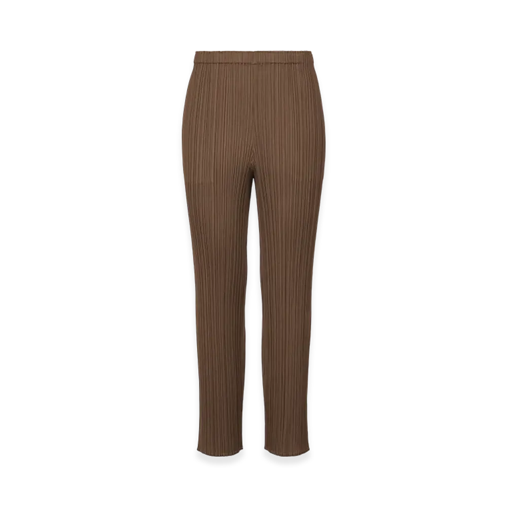 PLEATS PLEASE ISSEY MIYAKE New Colorful Basics 4 "Brown"