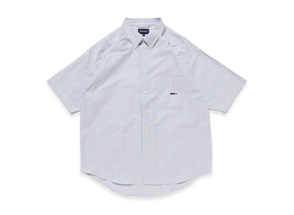 DESCENDANT Kennedy’s Stripe SS Shirt "Blue"