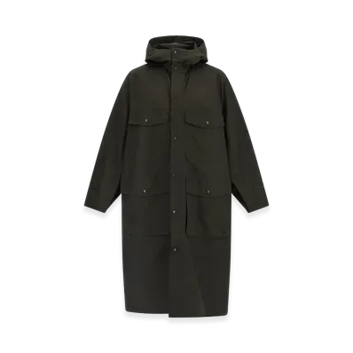 LEMAIRE 'Utility Raincoat' Trench Coat "Brown"