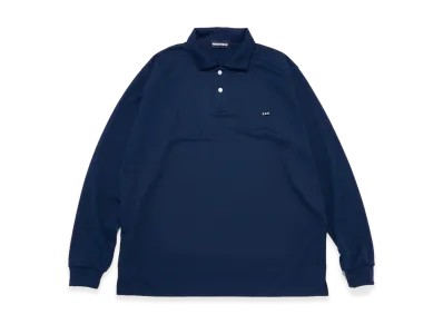 GOD SELECTION XXX Long Sleeve Polo Shirt GX-S26-CS-04 "Navy"