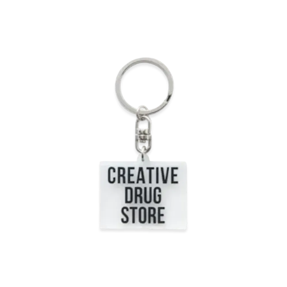 creative drug store Logo Keychain "Clear"