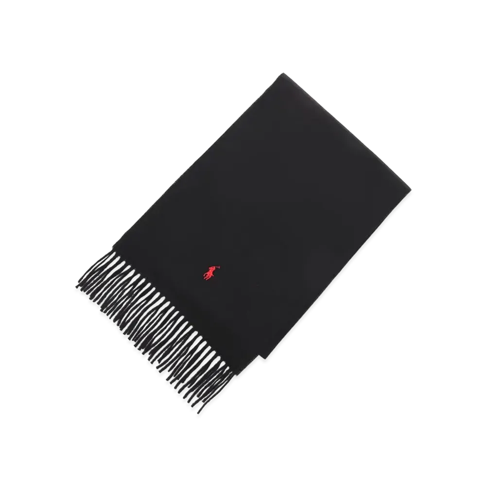 Polo Ralph Lauren Recycled Wool Scarf "Black"