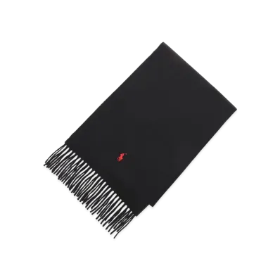 Polo Ralph Lauren Recycled Wool Scarf "Black"