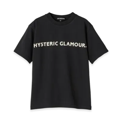 HYSTERIC GLAMOUR HYS Logo Tee "Black"