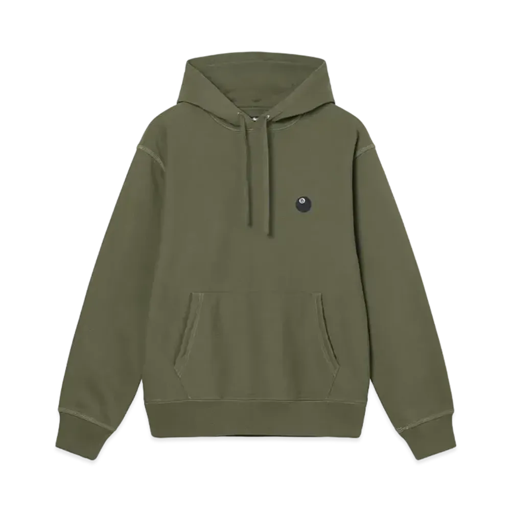 Stussy 8 BALL EMBROIDERED HOODIE "Olive"