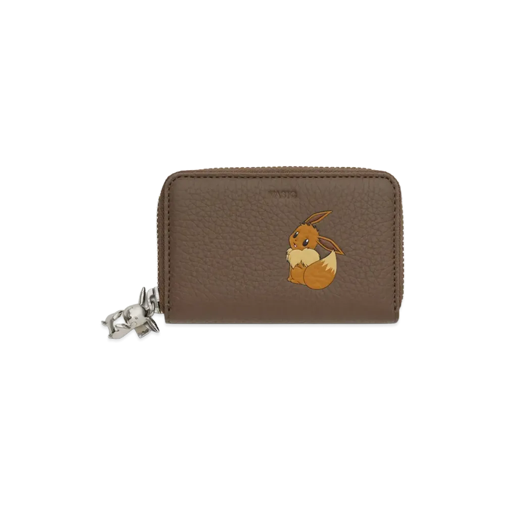VASIC x Pokwmon Women's Multi Zip Case "Eevee Taupe"
