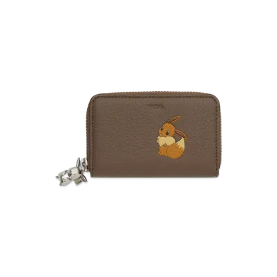 VASIC x Pokwmon Women's Multi Zip Case "Eevee Taupe"