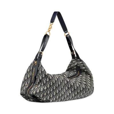 Dior Large D-Journey Bag Dior Oblique Jacquard "Blue"