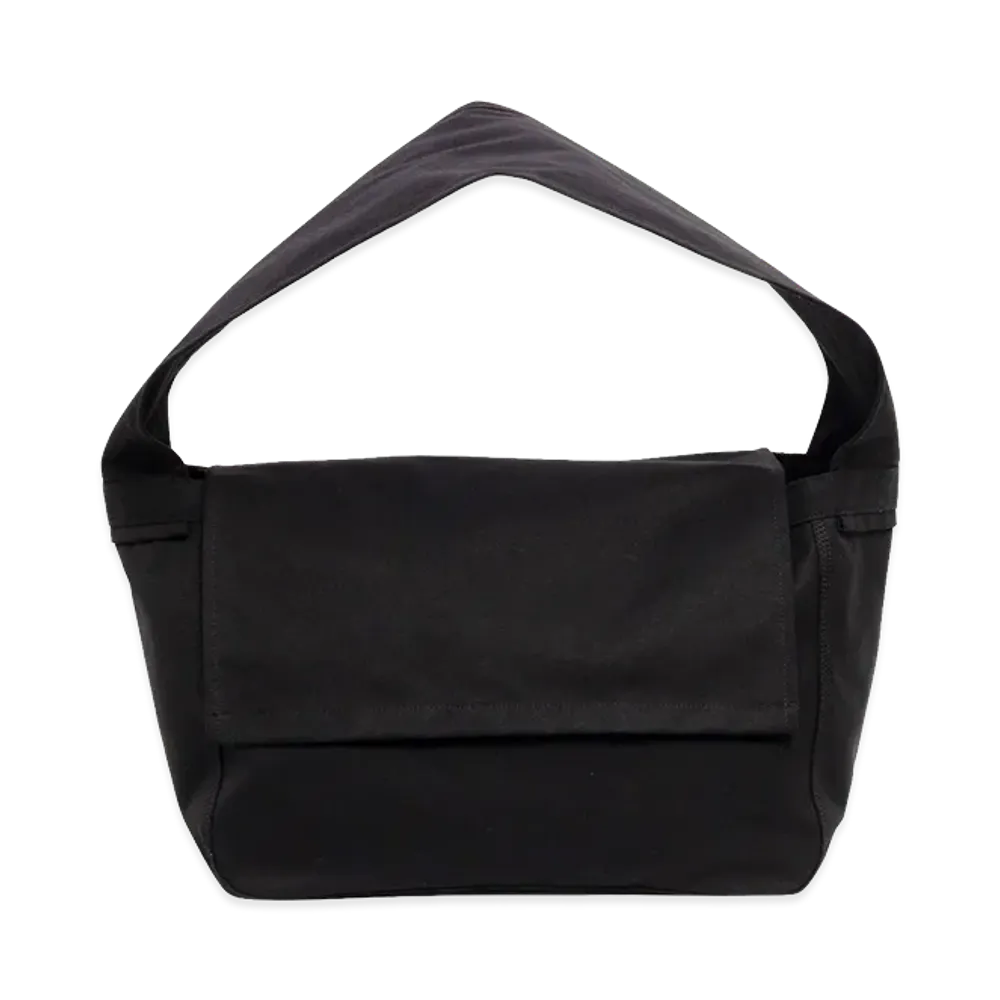 COMME des GARCONS CDG Cotton Canvas Postman Bag With Small Logo "Black"