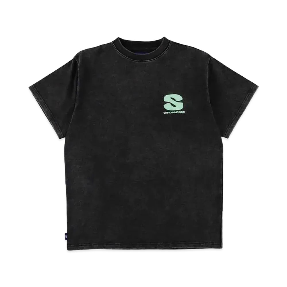 WIND AND SEA Fluffy Wind S/S Tee "Black"