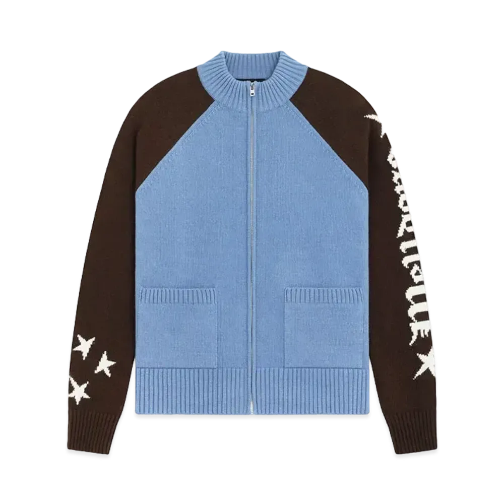 WE11DONE Color Blocked Logo Jacket "Sky"