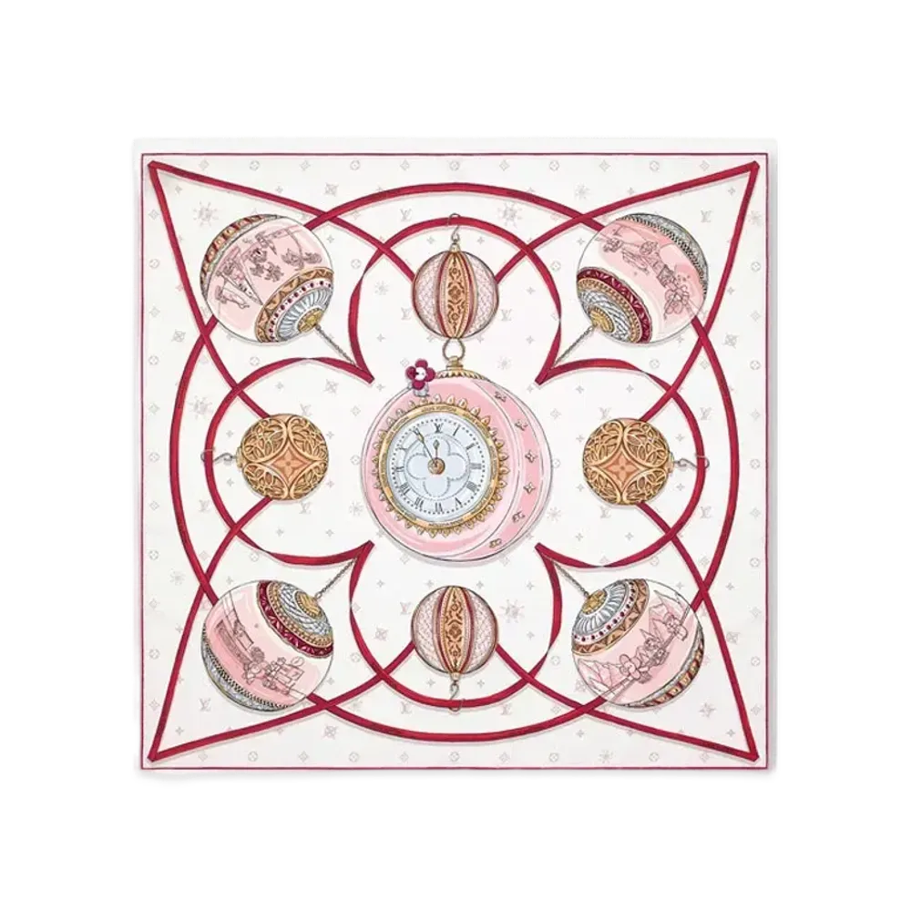 Louis Vuitton Xmas Vivienne 90 "Cream"