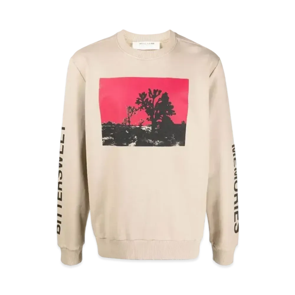 1017 ALYX 9SM Joshua Graphic-Print Sweatshirt "Beige"