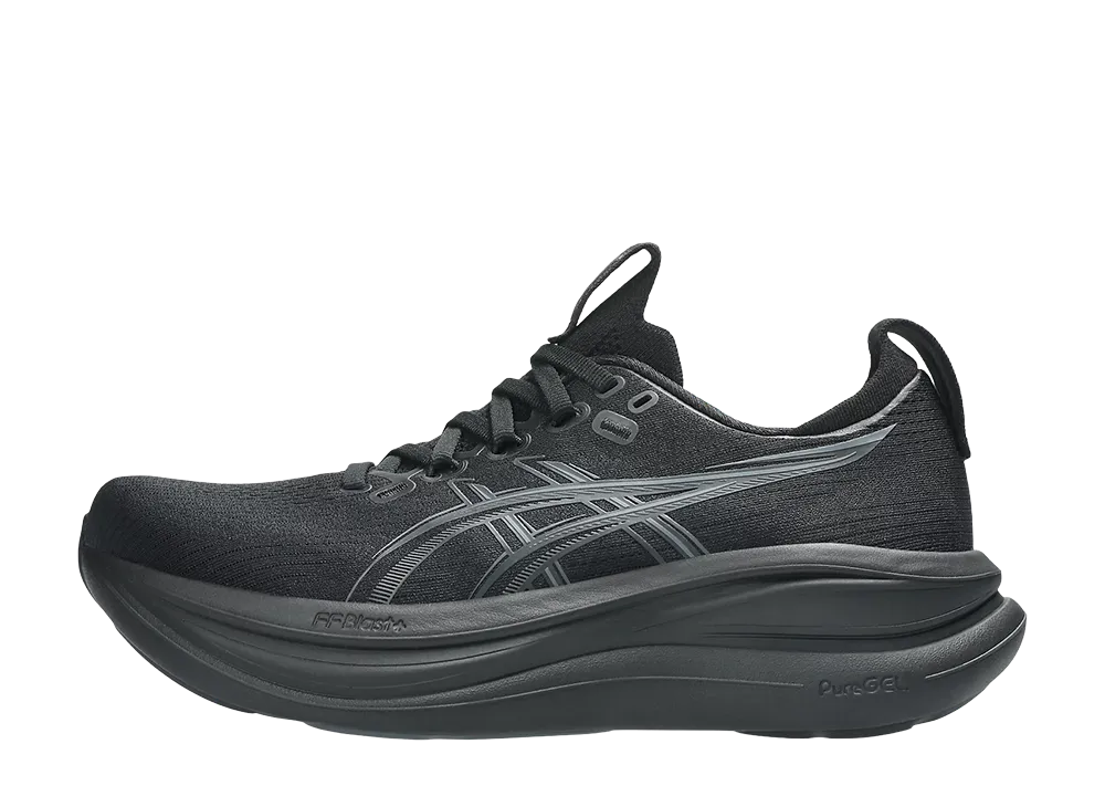 Asics Women's Gel-Nimbus 28 Wide "Black/Graphite Grey"
