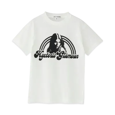 HYSTERIC GLAMOUR Kids Hg Rainbow T-Shirt "White"