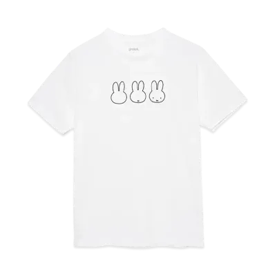 graniph x Miffy Face Line T-Shirt "White"