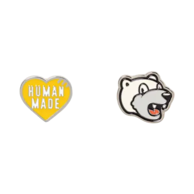 HUMAN MADE Pins Set "Yellow"