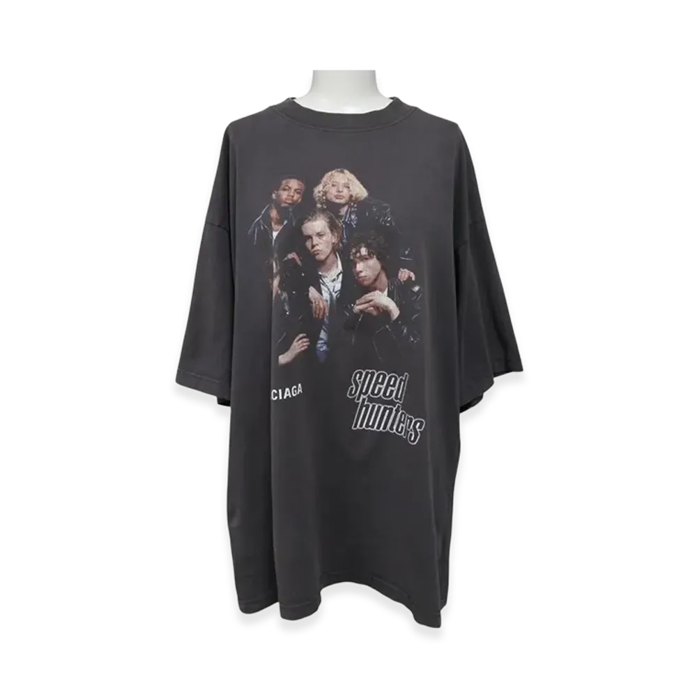 BALENCIAGA Speed Hunters Print T-Shirt "Black"