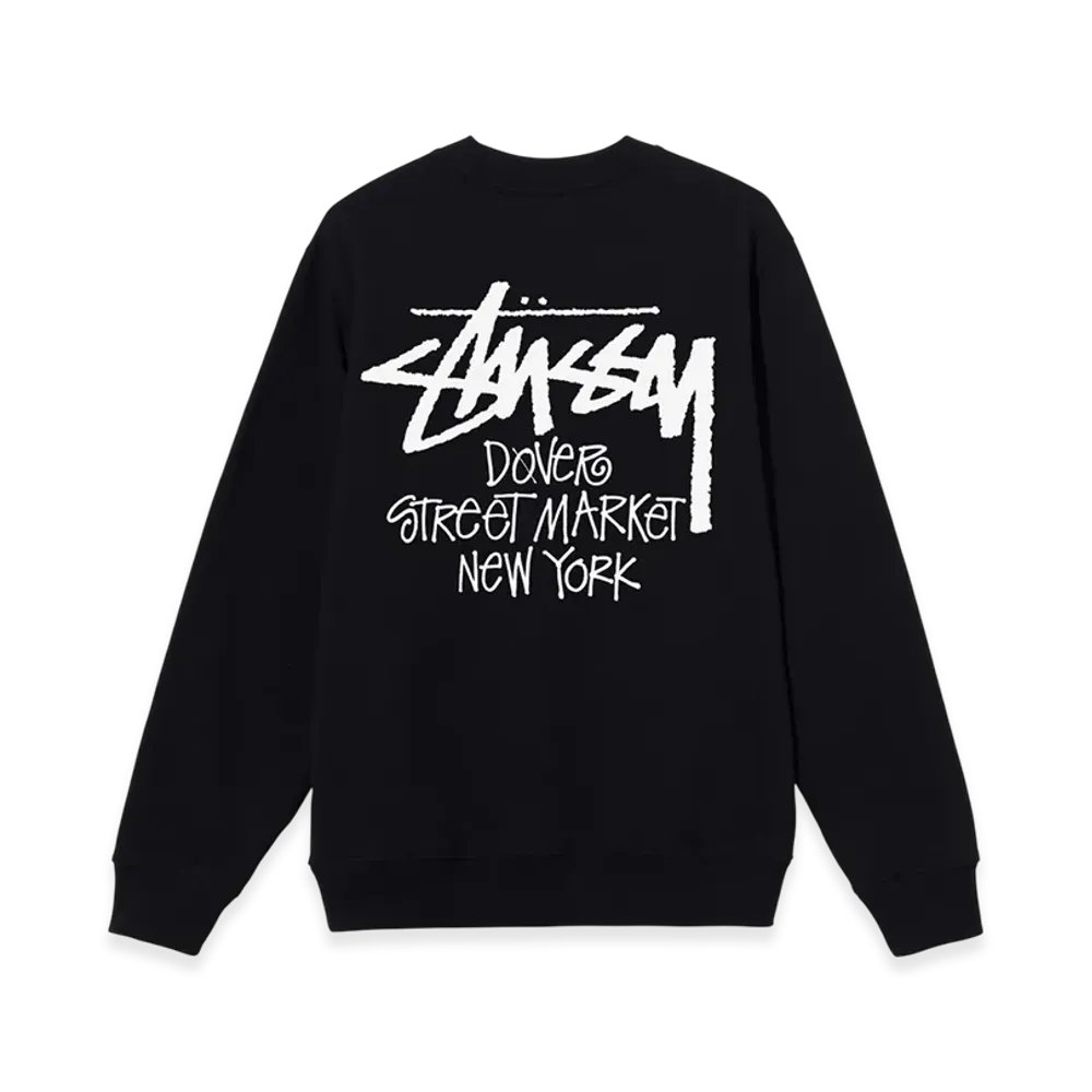 Stussy Stock DSM New York Crew 2021 "Black"