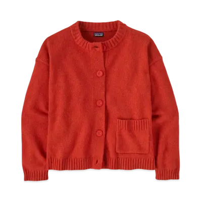Patagonia Women's Recycled Wool Blend Sweater "Red"