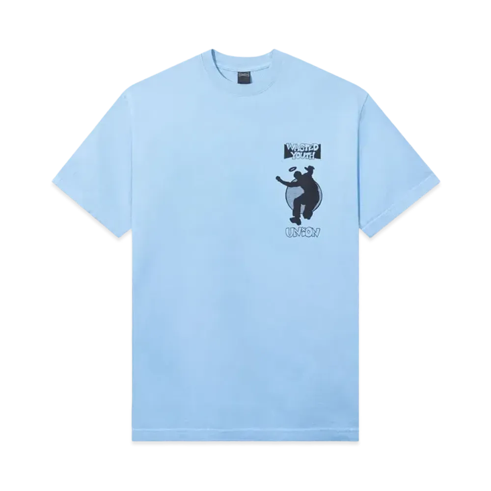 UNION OSAKA Wasted Youth Tee "Light Blue" / VERDY