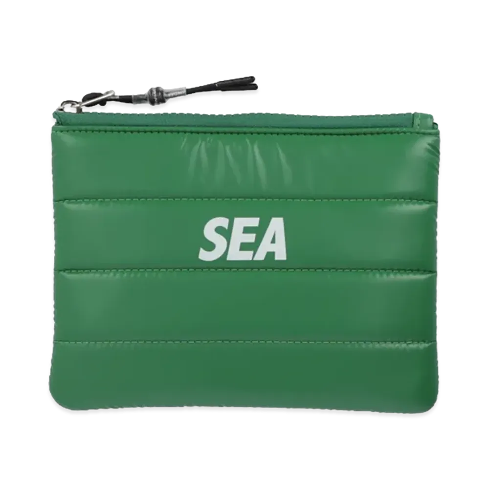 WIND AND SEA Sea Puffer Pouch "Green"