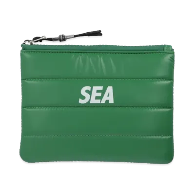 WIND AND SEA Sea Puffer Pouch "Green"