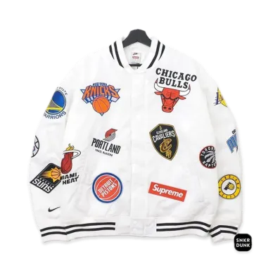 Supreme x Nike x NBA Teams Warm-Up Jacket "White"