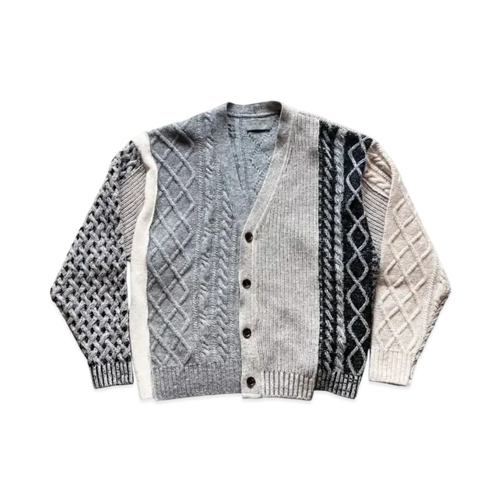 KURO Remake Knit Cardigan "Grey"
