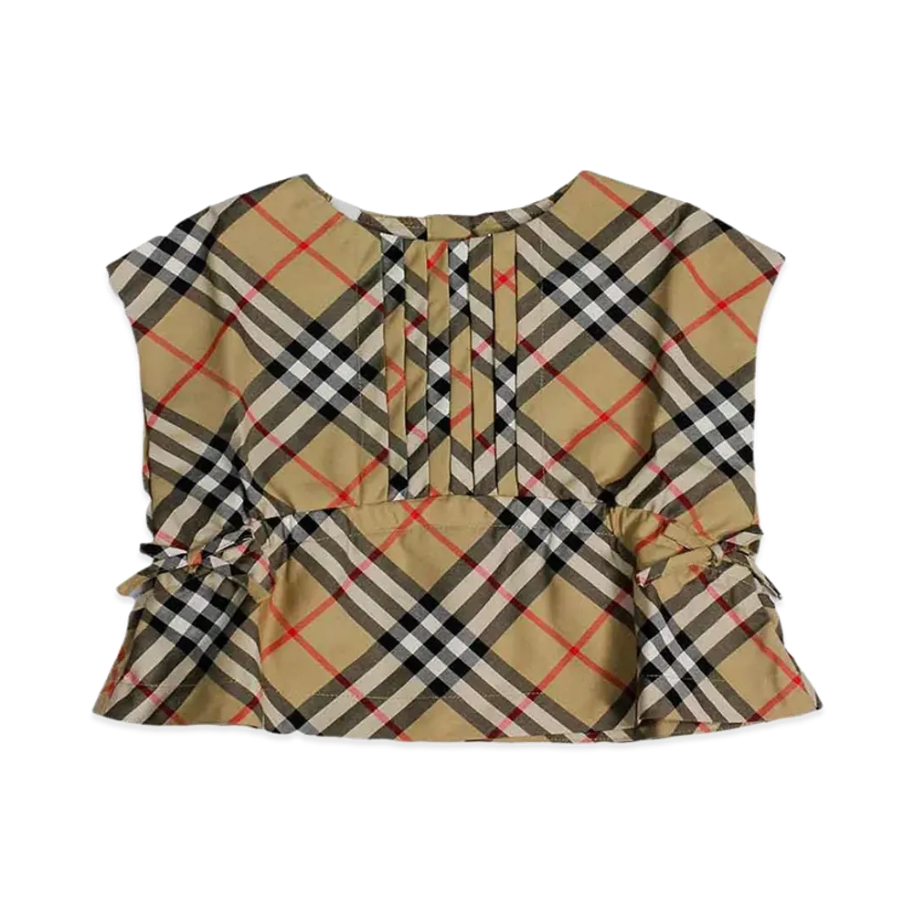 Burberry Kids Cotton Shirt "Beige"