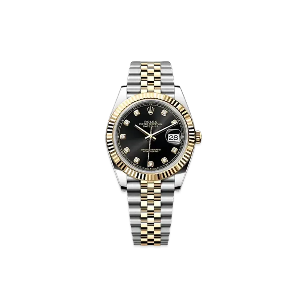 ROLEX Datejust 41 Oystersteel & Yellow Gold "Black"