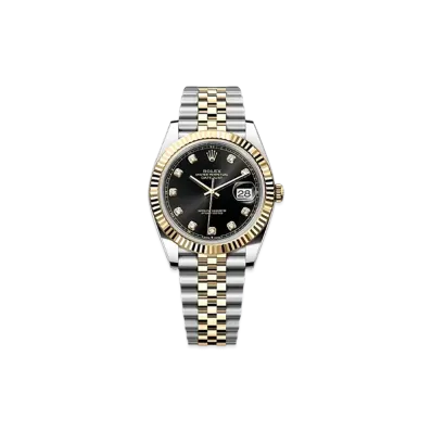 ROLEX Datejust 41 Oystersteel & Yellow Gold "Black"