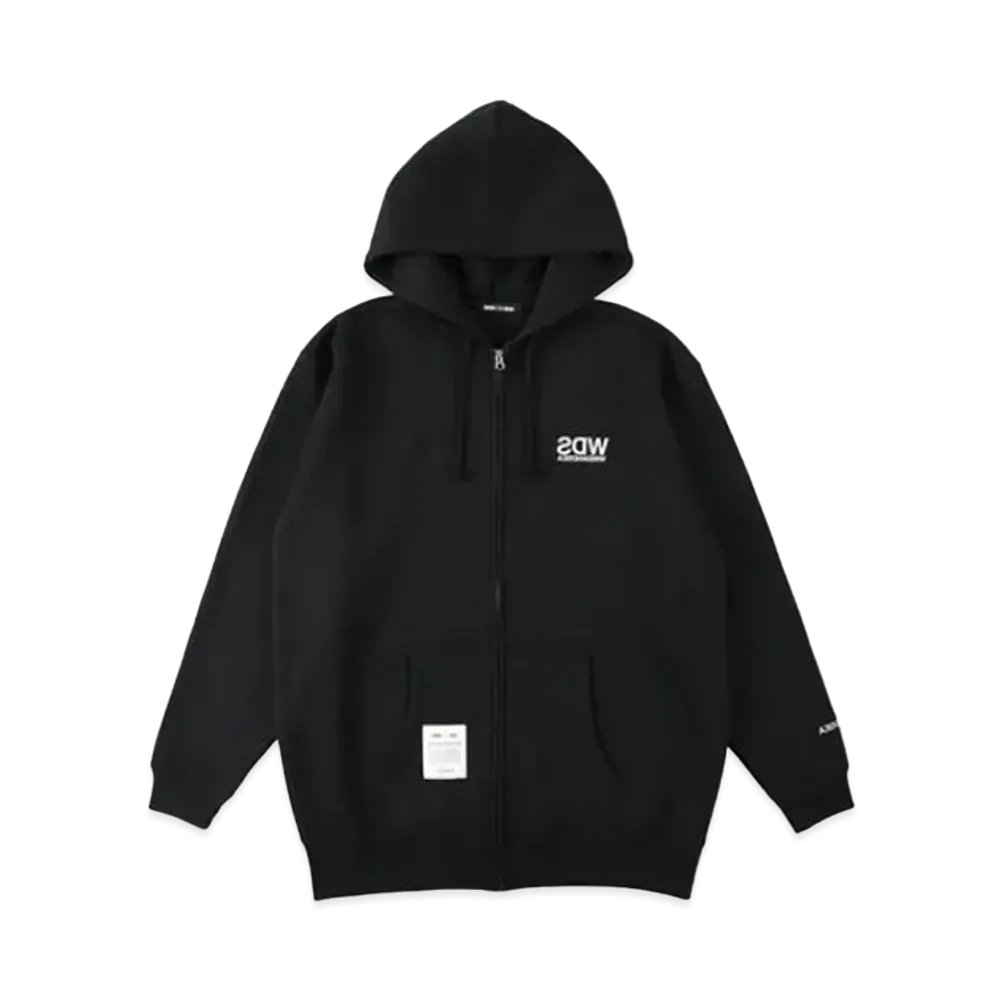 WIND AND SEA WDS Dmz Zip-Up Hoodie "Black"