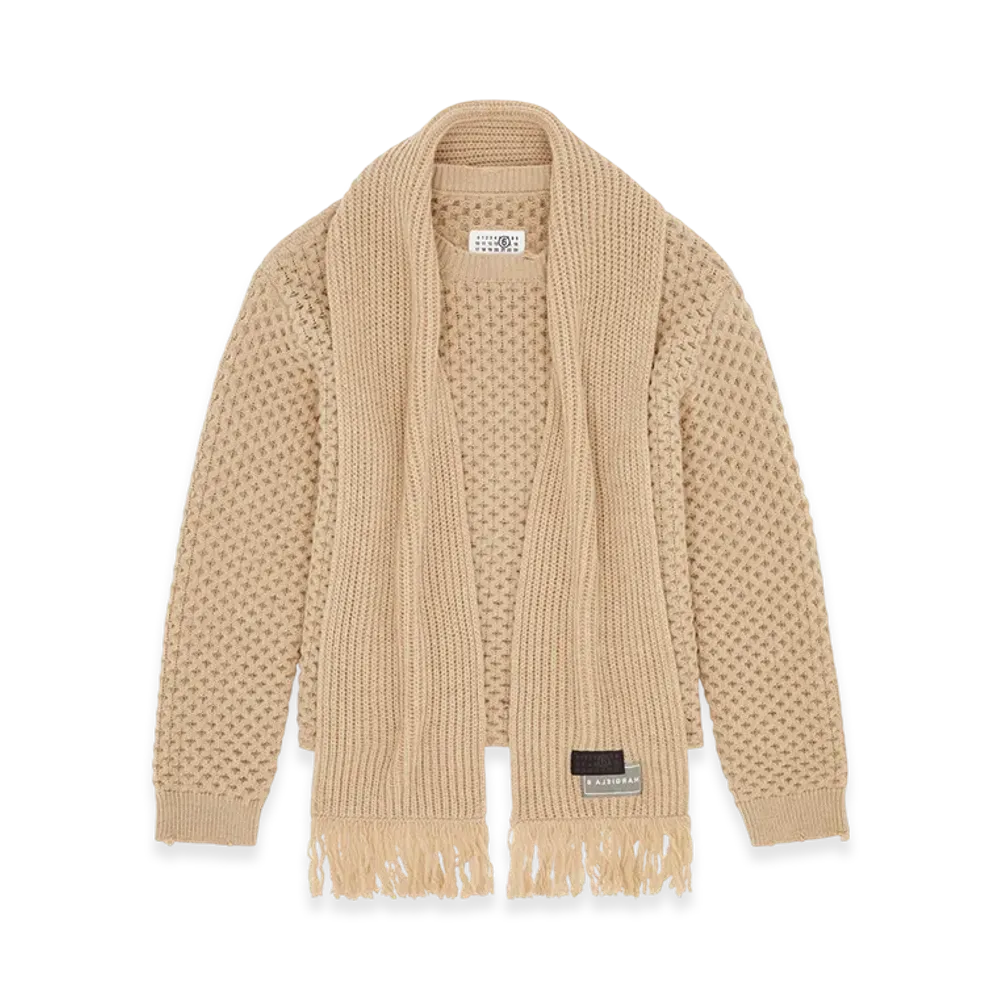 MM6 Maison Margiela Women's Scarf Knit "Nude"
