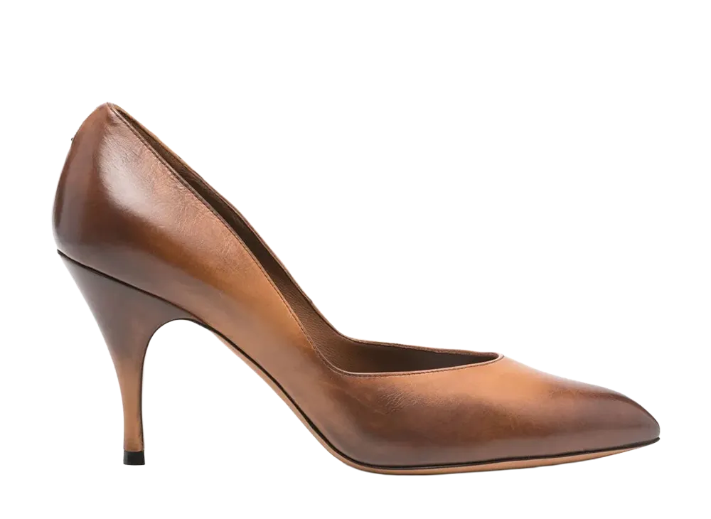 MIU MIU Women's Leather Decolte "Brown"