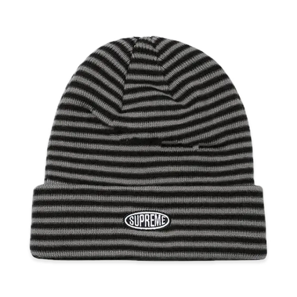 Supreme Multi Stripe Beanie "Black"