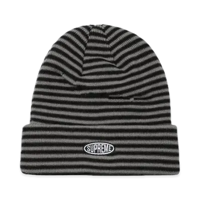Supreme Multi Stripe Beanie "Black"