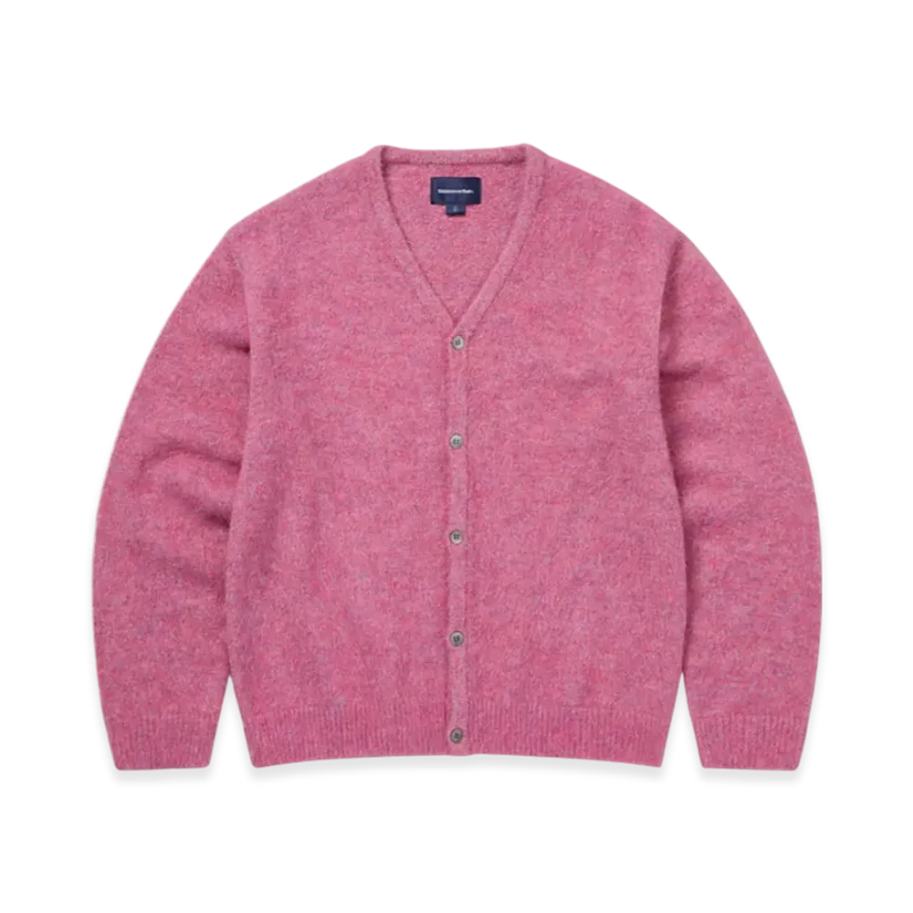 thisisneverthat Hairy Knit Cardigan "Pink"