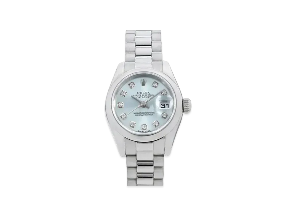 ROLEX Datejust 10P Diamond "Ice Blue" 179166G