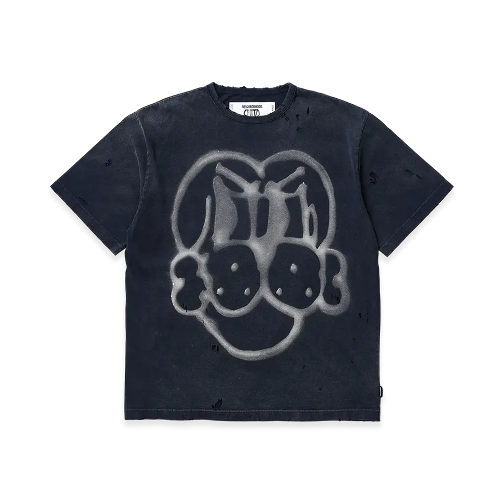 NEIGHBORHOOD x CHITO Savage Crewneck SS "Black"