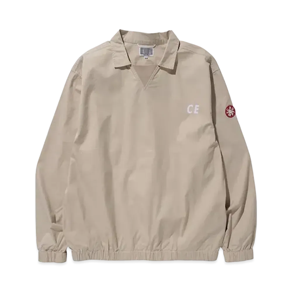 Cav Empt (C.E) COLLARED PULLOVER TOP "Beige"